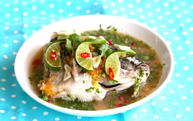 Steamed Fish in Lime Sauce